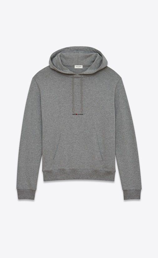 saint laurent logo hoodie